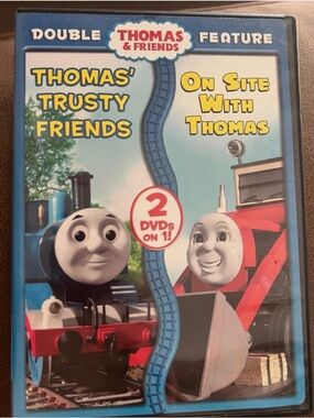 Thomas & Friends Double Feature DVD Trusty Friends On Site With Thomas